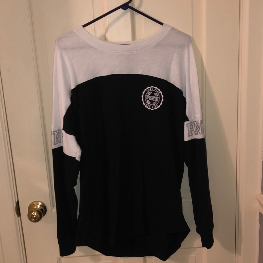 PINK Victoria’s Secret long sleeve “campus tee”